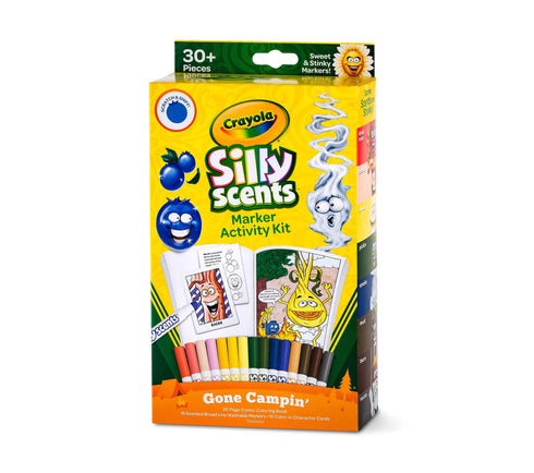 AussieSuperStore Seasonal Products Crayola Silly Scents Marker & Activity Set - Gone Camping Crayola Silly Scents Marker &Activity Set| Christmas Gift Set for Kids 71662201142 04 0114