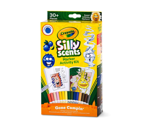 AussieSuperStore Seasonal Products Crayola Silly Scents Marker & Activity Set - Gone Camping Crayola Silly Scents Marker &Activity Set| Christmas Gift Set for Kids 71662201142 04 0114