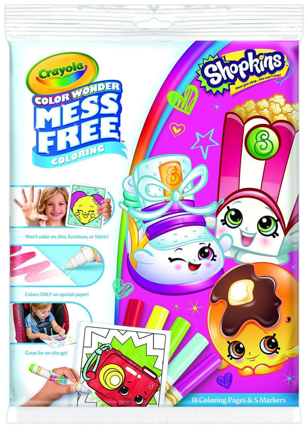 AussieSuperStore Seasonal Products Crayola Wonder Shopkins Book Activity & Colouring Pack Crayola Wonder Shopkins Book Activity Pack | Coloring Book for Kids 71662524166 75 2416