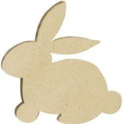 AussieSuperStore Seasonal Products Easter Wooden Rabbit Shapes Small Easter Wooden Rabbit Shapes Small | Craft Easter Bunny Wooden Shapes 9331468055402 VCEAS19010