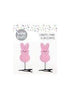 AussieSuperStore Seasonal Products Felt Glitter Bunny On Clips Pink Felt Glitter Bunny On Clips Pink | Craft Easter Bunny & Chicks Party Decorations 9323823208011 VCEAS2022