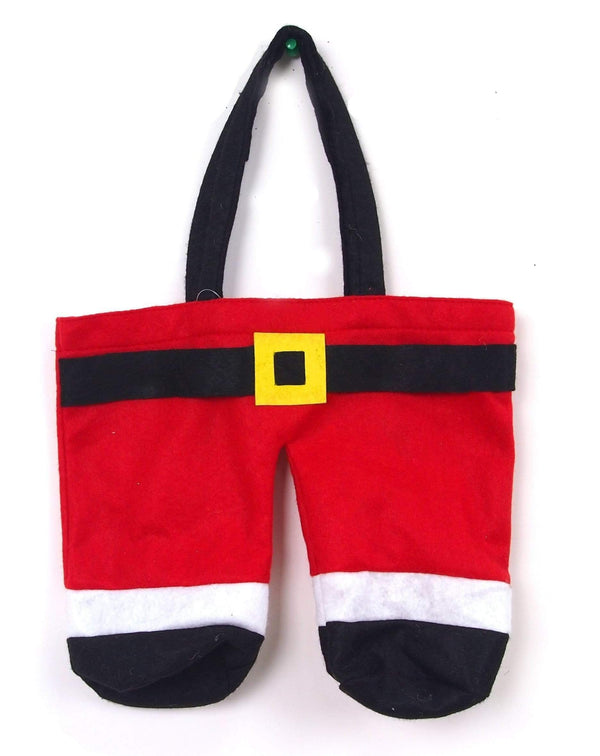 AussieSuperStore Seasonal Products Gift Bag Xmas Bottle 29 x 25 cm Santa Pants Felt Gift Bag Xmas Bottle 29x25cm Santa Pants Felt | Wine Bottle Gift Bags 9333527397850 XA9997