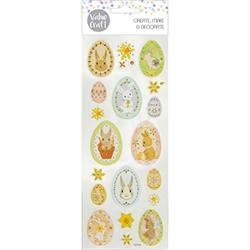 AussieSuperStore Seasonal Products Glitter Stickers Paster Eggs Glitter Stickers Paster Eggs | Easter Stickers | Scrapbooking Stickers | Embellishments 9331468055525 VCEAS19022