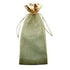 AussieSuperStore Seasonal Products Gold Xmas Bottle Bag (in 2 colors) Xmas Bottle Bag | Christmas Organza Gift Bottle Bags 9331468051282 XMAS17124