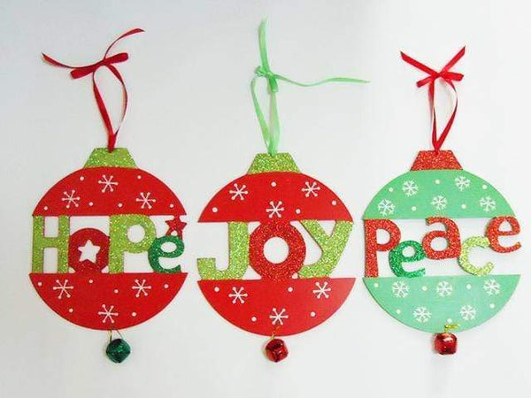 AussieSuperStore Seasonal Products Ornament Xmas Hanging Wood Plaque Ornament Xmas Hanging Wood Plaque | Christmas Wall Hanging Decoration 9316341591666 XM3562