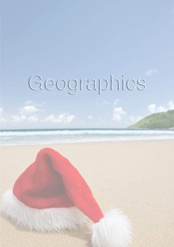 AussieSuperStore Seasonal Products Paper Geo Xmas A4 Santa Beach Hat Paper Geo Xmas A4 Santa Beach Hat | Seasons Greetings,Invitation 071064495149 49514