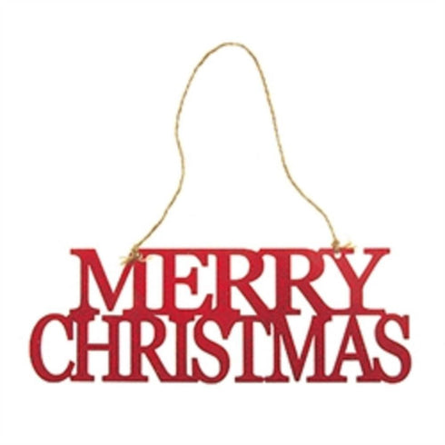 AussieSuperStore Seasonal Products Red Glitter Xmas Merry Christmas Wooden Shapes Xmas Merry Christmas Wooden Shapes | Christmas Party Celebration Decoration 9331468056416 XMAS19043