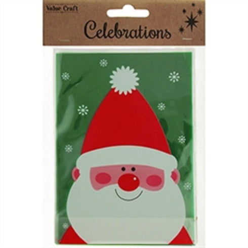 AussieSuperStore Seasonal Products Santa Xmas Treat Bags Santa Xmas Treat Bags | Christmas Gift Bag 9331468056065 XMAS19008