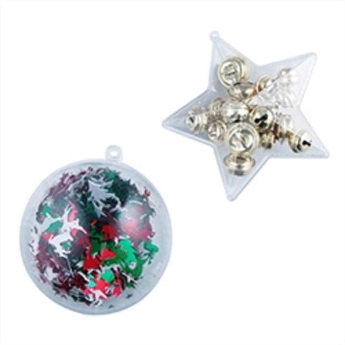 AussieSuperStore Seasonal Products Star Design Xmas Baubles Star Design Xmas Baubles | Christmas Tree Decoration Ornament 9331468047537 XMAS16065