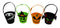 AussieSuperStore Seasonal Products Toy Felt Bucket Halloween 15x15cm Toy Bucket Halloween15x15cm Felt | Halloween Party Costume Accessories 9333527406811 XH2391