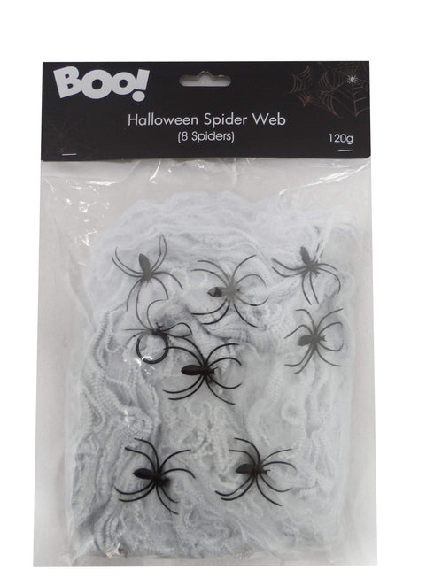 AussieSuperStore Seasonal Products Toy Spiderweb Halloween 120g Toy Spiderweb Halloween|Halloween Party Costume Decoration Accessories 9333527210555 XH0520