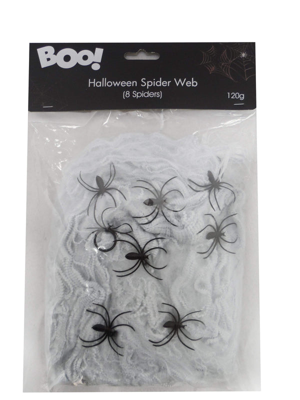 AussieSuperStore Seasonal Products Toy Spiderweb Halloween 120g Toy Spiderweb Halloween|Halloween Party Costume Decoration Accessories 9333527210555 XH0520