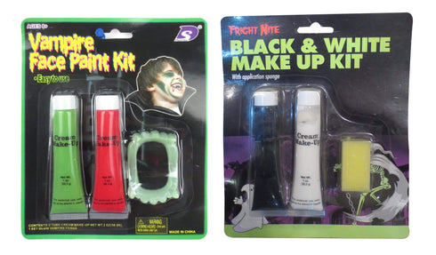 AussieSuperStore Seasonal Products Vampire Face Paint Halloween Vampire Face Paint Halloween Black & White| Party Costume Accessories 9333527404879 XH2097