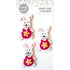 AussieSuperStore Seasonal Products White Easter Felt Bunnies (in 2 colors) Easter Felt Bunnies (in 2 colors) | Craft Easter Bunny Embellishments 9331468052500 VCEAS18023