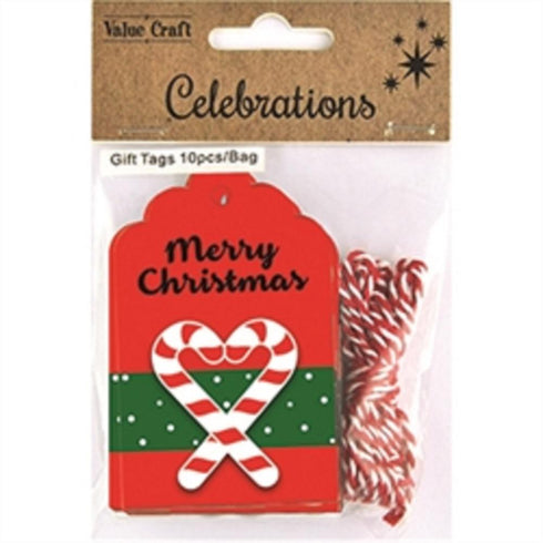 AussieSuperStore Seasonal Products Xmas 3D Gift Tags (in 6 designs) Xmas 3D Gift Tags (in 6 designs) | Mini Gift Bag Tags | Christmas Tag Kits