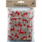 AussieSuperStore Seasonal Products Xmas Natural Red Reindeer Fabric Bag Xmas Natural Red Reindeer Fabric Bag | Gift Bags | Christmas Gift Bags 9331468051237 XMAS17119