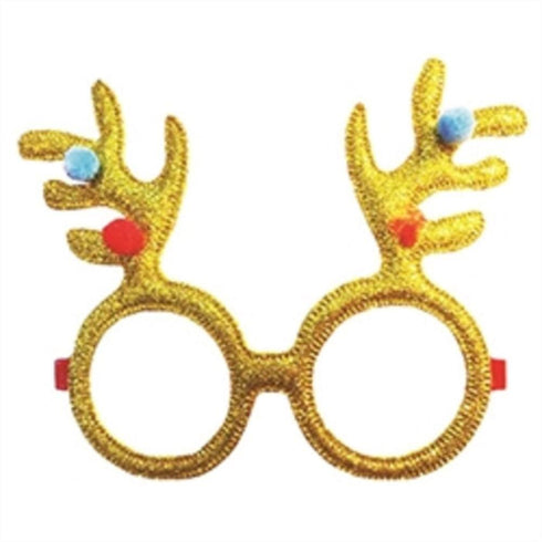 AussieSuperStore Seasonal Products Xmas Reindeer Novelty Glasses Xmas Reindeer Novelty Glasses | Christmas Party Costume Accessories 9331468059868 XMAS2026