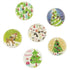 AussieSuperStore Seasonal Products Xmas Round Wooden Buttons Xmas Round Wooden Buttons | Craft Buttons | Sewing Buttons 9331468059967 XMAS2036