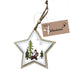 AussieSuperStore Seasonal Products Xmas Santa Star Wood Decoration Xmas Santa Star Wood Decoration | Christmas Tree Decoration Ornament 9331468059653 XMAS2005