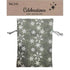 AussieSuperStore Seasonal Products Xmas Snow Fabric Bag (in 2 colours) Xmas Snow Fabric Bag (in 2 colours) | Gift Bags | Christmas Gift Bags