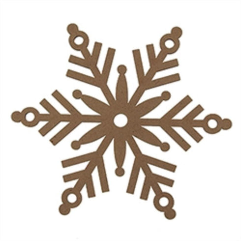 AussieSuperStore Seasonal Products Xmas Snowflakes Wooden Shapes Xmas Snowflakes Wooden Shapes | Christmas Tree Decoration Ornament 9331468056294 XMAS19031