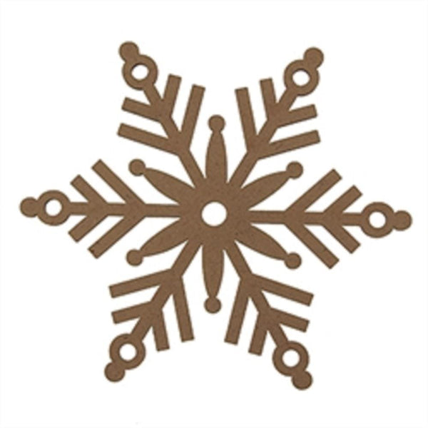 AussieSuperStore Seasonal Products Xmas Snowflakes Wooden Shapes Xmas Snowflakes Wooden Shapes | Christmas Tree Decoration Ornament 9331468056294 XMAS19031