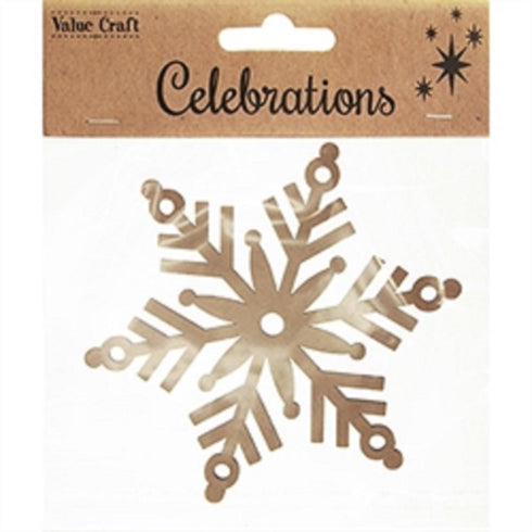 AussieSuperStore Seasonal Products Xmas Snowflakes Wooden Shapes Xmas Snowflakes Wooden Shapes | Christmas Tree Decoration Ornament 9331468056294 XMAS19031