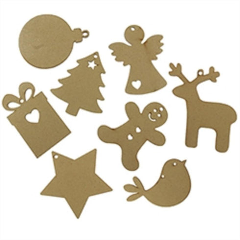 AussieSuperStore Seasonal Products Xmas Stars 8cm Wooden Shapes Xmas Stars 8cm Wooden Shapes | Christmas Tree Decoration Ornament 9331468053965 XMAS18064