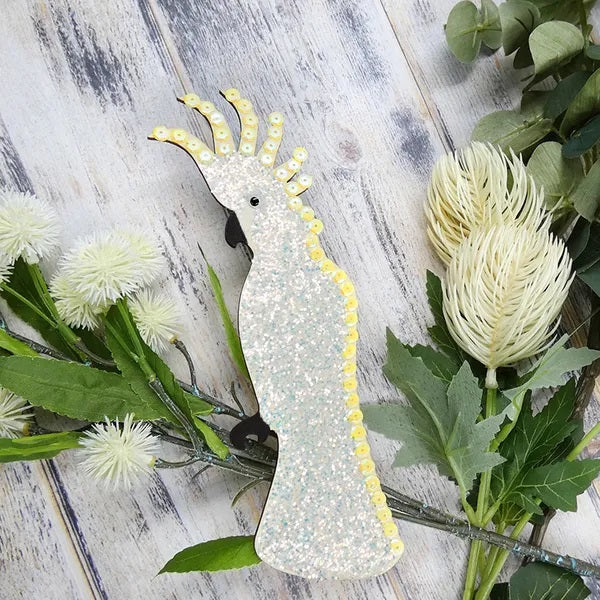 Wooden Carved Hook- Cockatoo