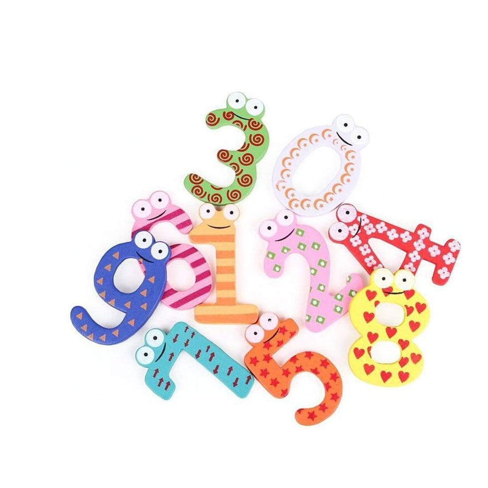 Fridge Magnet Numbers & Symbols 10pcs/Set | Number Magnets for Kids ...