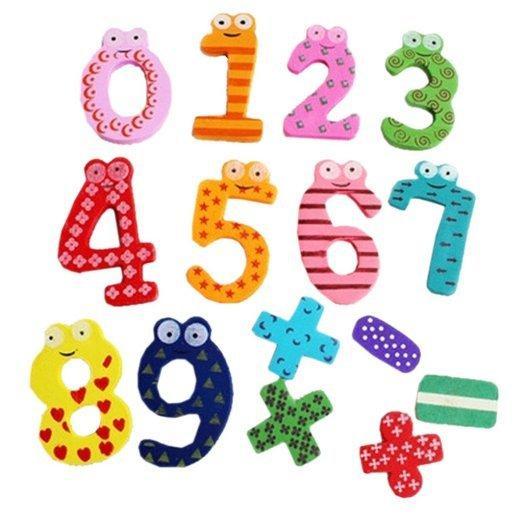 Fridge Magnet Numbers & Symbols 10pcs/Set | Number Magnets for Kids ...