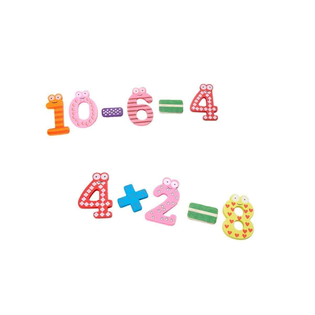 Fridge Magnet Numbers & Symbols 10pcs/Set | Number Magnets for Kids ...